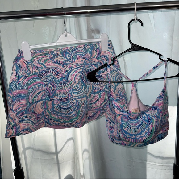 Lilly Pulitzer Skort and Sports Bra set